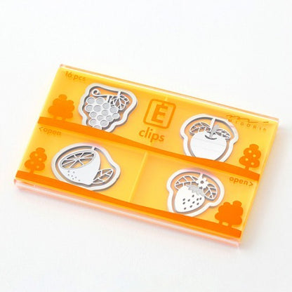 Midori E-Clips Fruits Paper Clips