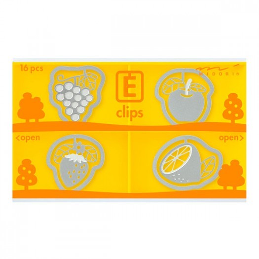 Midori E-Clips Fruits Paper Clips