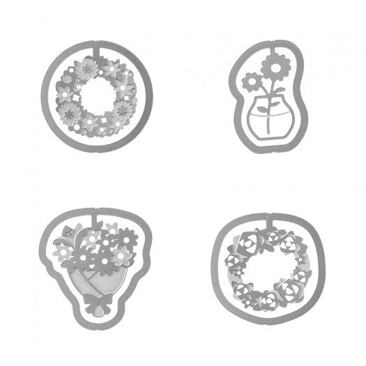 Midori E-Clips Paper Clips Flowers
