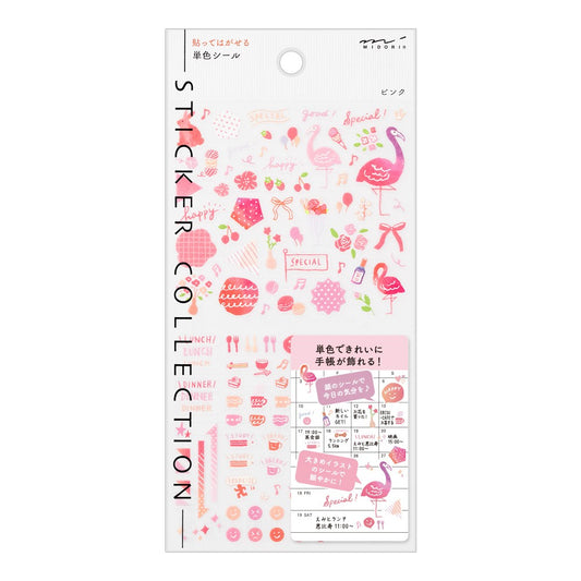 Midori Sticker Collection Color Pink