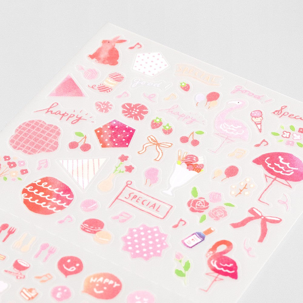 Midori Sticker Collection Color Pink