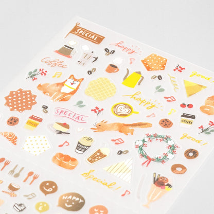 Midori Sticker Collection Stickers Color Brown