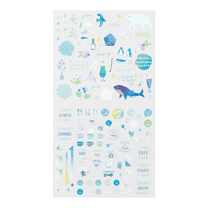 Midori Sticker Collection Color Blue