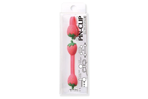 Midori Pin clips - Strawberry clips