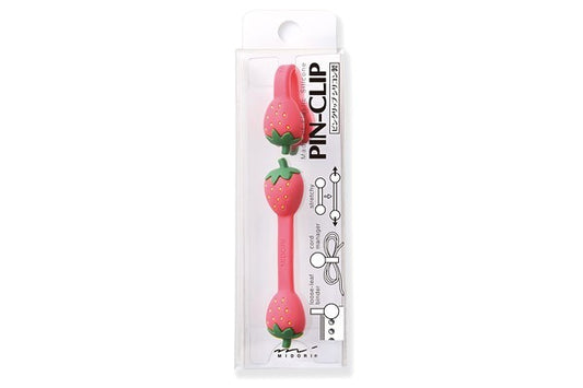 Midori Pin clips - Strawberry clips