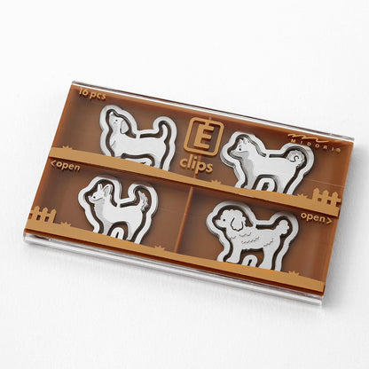 Midori E-Clips Dogs Paper Clips