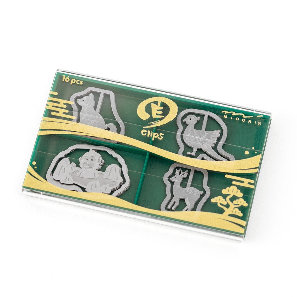 Spinacze do papieru Midori E-Clips Japan Edition