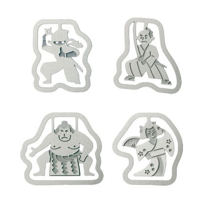 Spinacze do papieru Midori E-Clips Japan Edition Ludzie