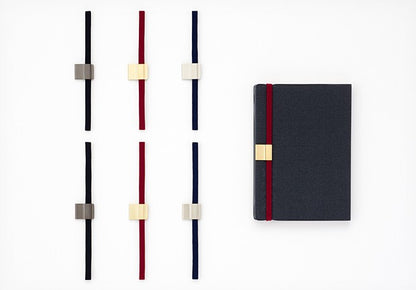 Midori Clip Band A6 Notebook Closure, Burgundy