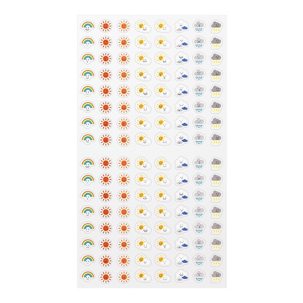 Midori Seal Collection Large Weather Stickers