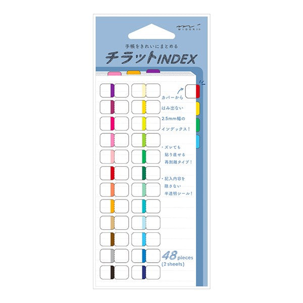 Naklejki Midori Index Label Chiratto