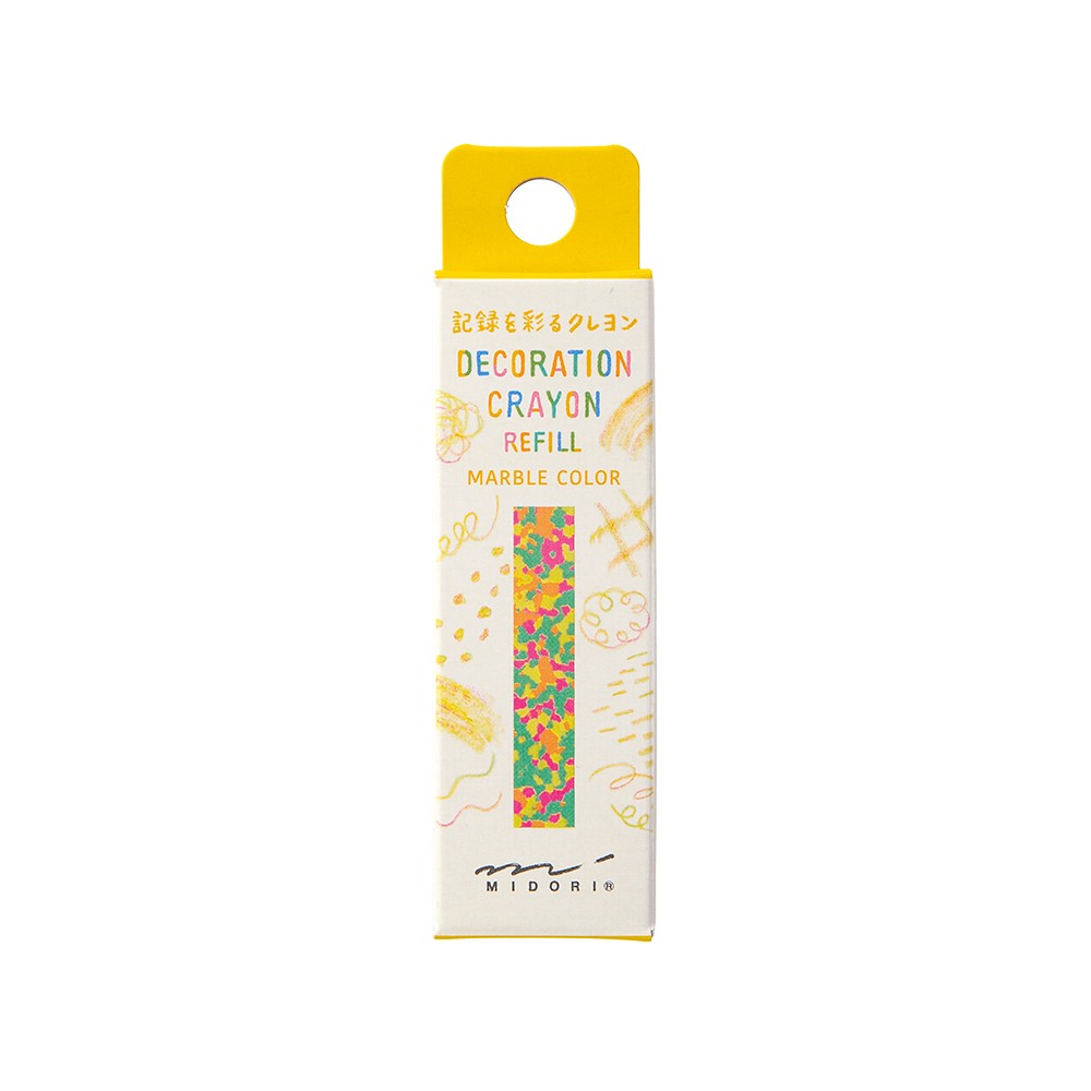 Midori Flower Garden Decorative Crayon Refill