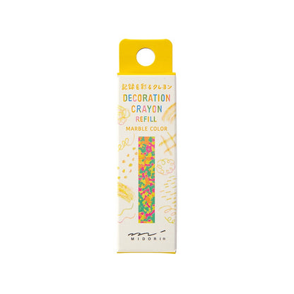Midori Flower Garden Decorative Crayon Refill