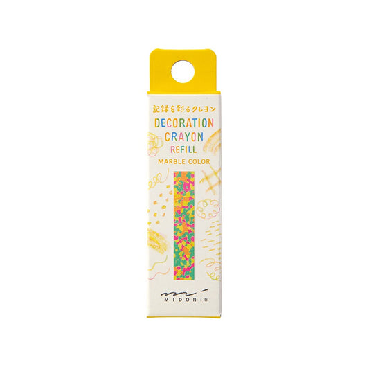 Midori Flower Garden Decorative Crayon Refill