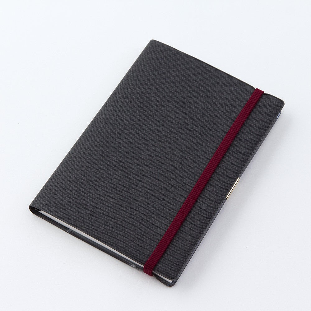Midori Notebook Fastener Clip Band B6 Bordeaux