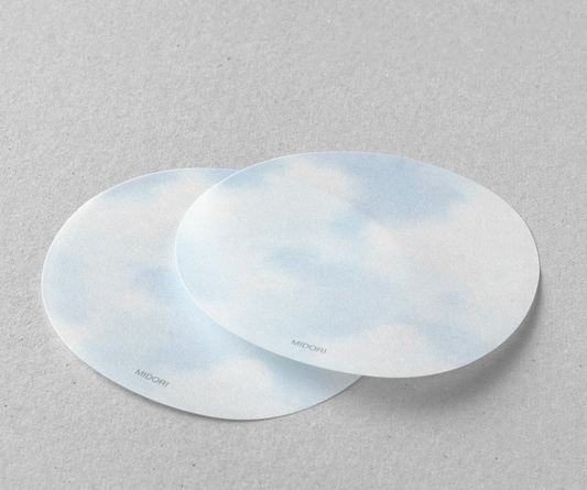 Midori Sakura Fusen Sticky Notes Blue Sky