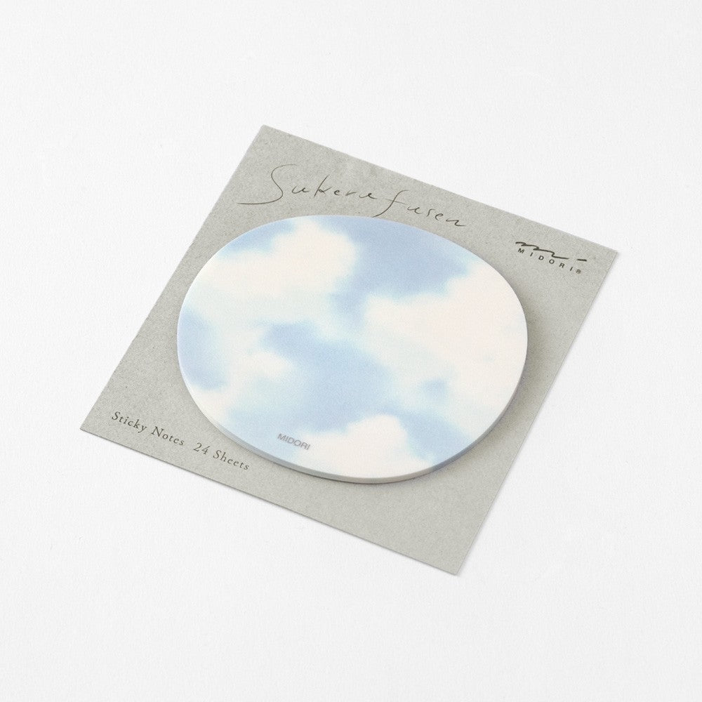 Midori Sakura Fusen Sticky Notes Blue Sky