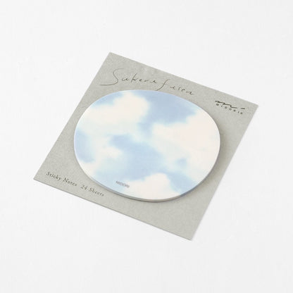 Midori Sakura Fusen Sticky Notes Blue Sky