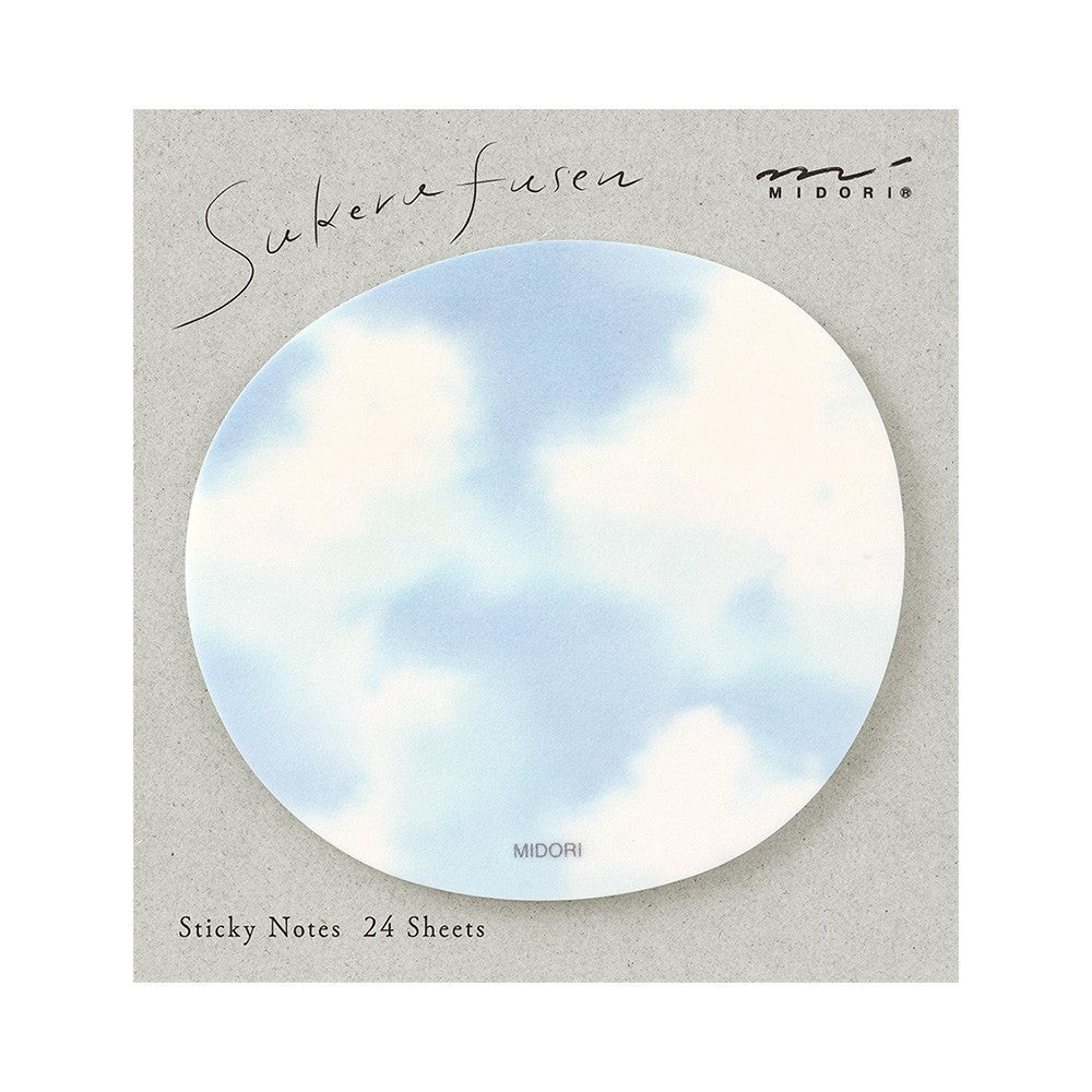 Midori Sakura Fusen Sticky Notes Blue Sky