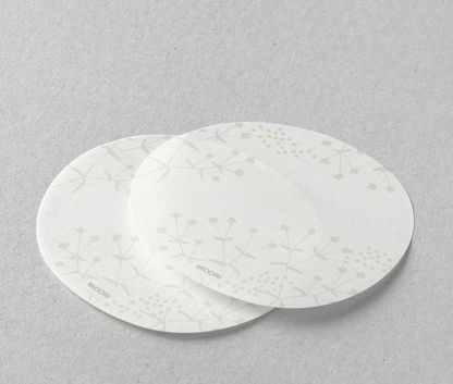 Midori Sakura Fusen Sticky Notes White flowers