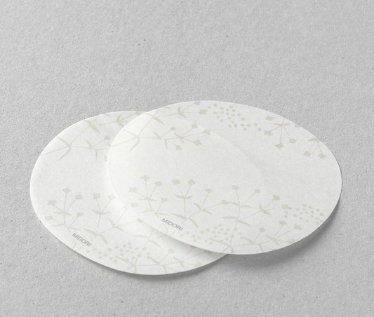 Midori Sakura Fusen Sticky Notes White flowers