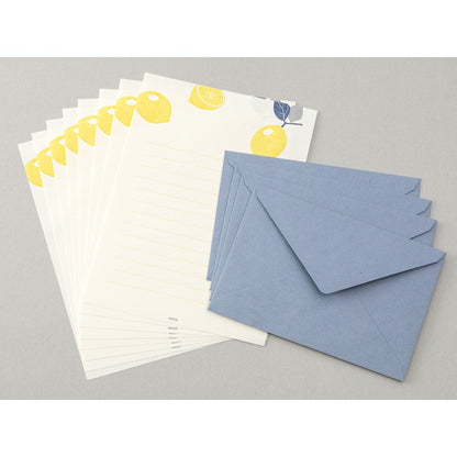 Midori 476 Letterpress Lemon Stationery