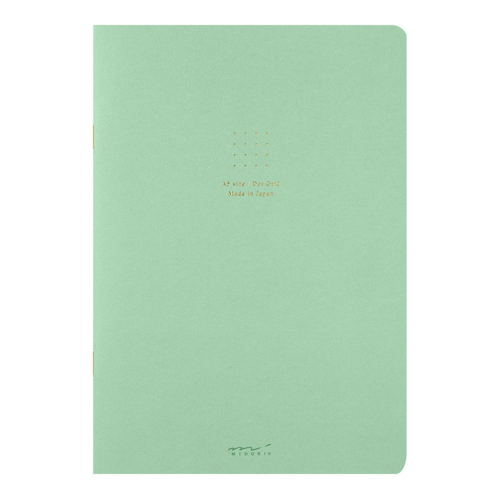 Midori Color Dot Grid A5 Notebook Green