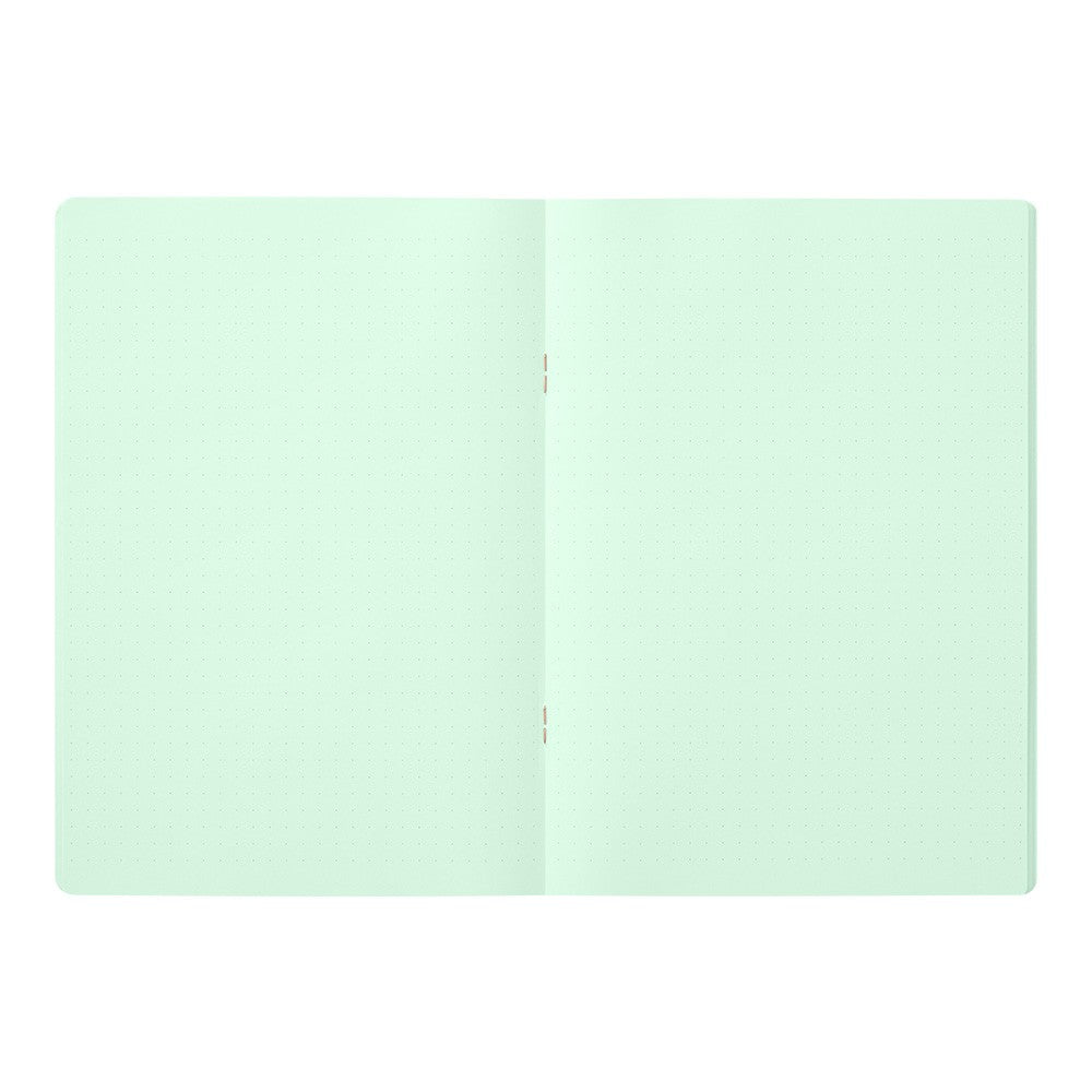 Midori Color Dot Grid A5 Notebook Green