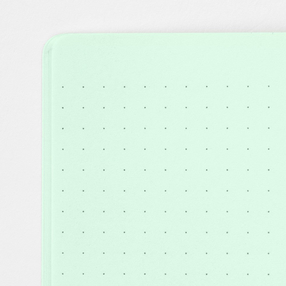 Midori Color Dot Grid A5 Notebook Green