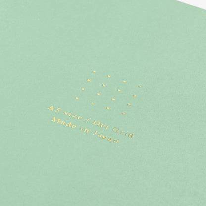 Midori Color Dot Grid A5 Notebook Green