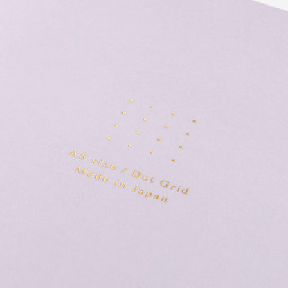 Midori Color Dot Grid Notebook A5 Purple