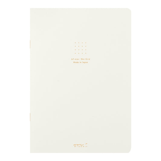 Midori Color Dot Grid Notebook A5 White