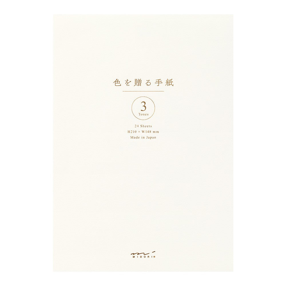 Papier listowy Midori Giving a Color A5 Biały