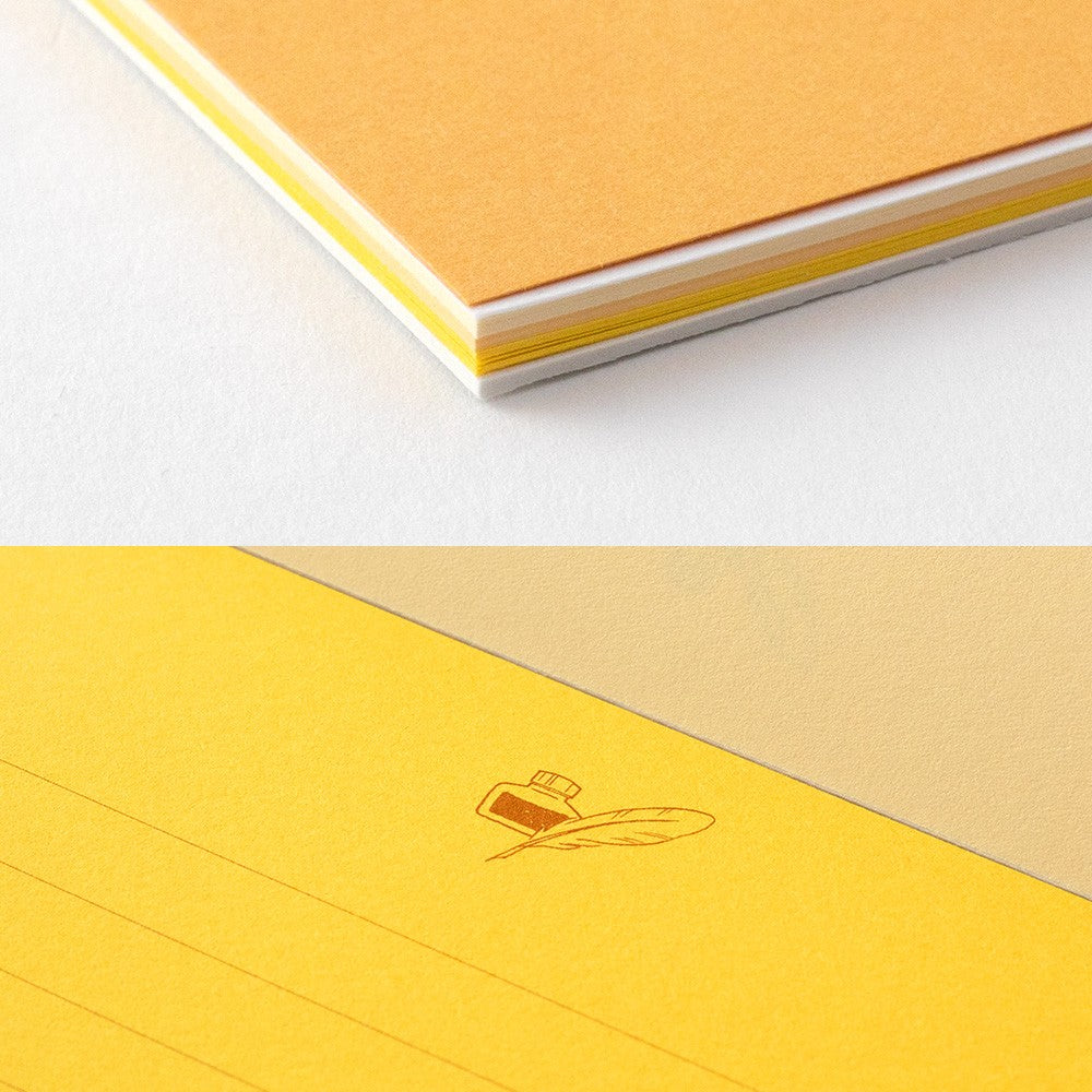 Papier listowy Midori Giving a Color A5 Złoty