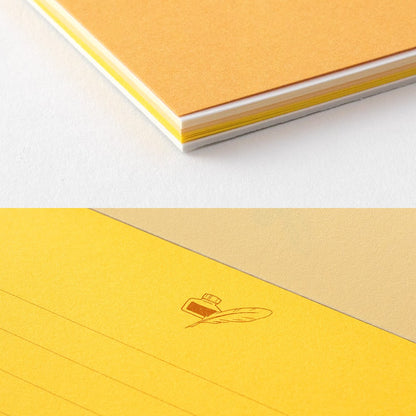 Papier listowy Midori Giving a Color A5 Złoty