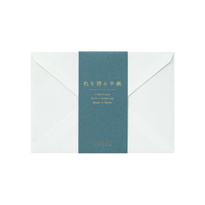 Midori Giving a Color Envelopes 162x114mm Blue