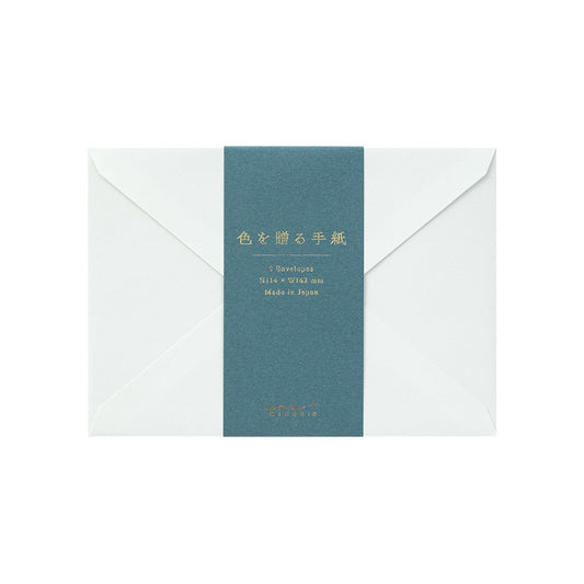 Midori Giving a Color Envelopes 162x114mm Blue