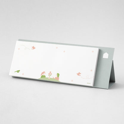 Midori Stand Memo Pad Horizontal Notes - Message