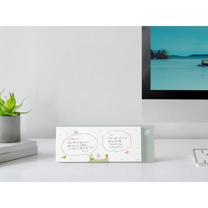 Midori Stand Memo Pad Horizontal Notes - Message
