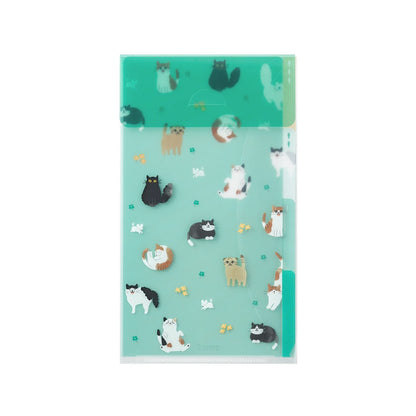 Folder Midori A5 Slim z klapką | Koty