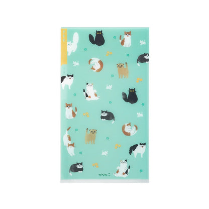Folder Midori A5 Slim z klapką | Koty