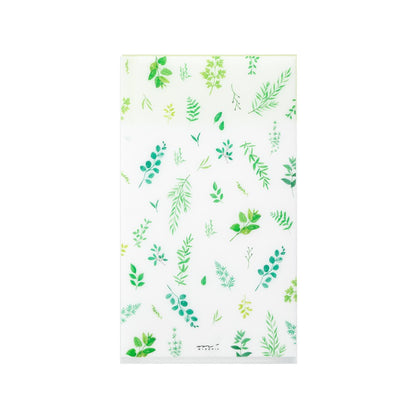 Folder Midori A5 Slim z klapką | Liście