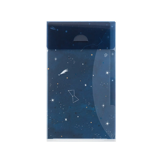 Midori A5 Slim Folder with Flap | Starry Sky