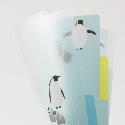 Midori A5 Folder | Penguins