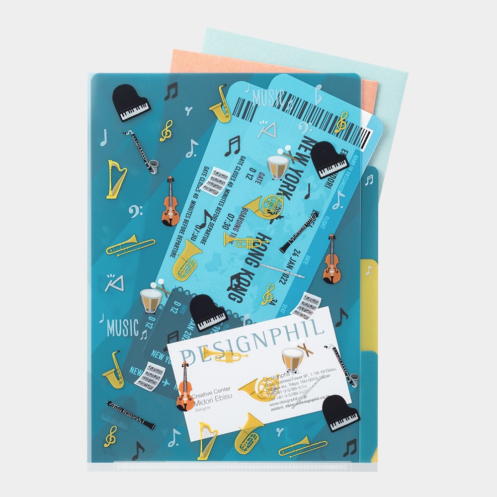 Midori A5 Folder | Musical instruments