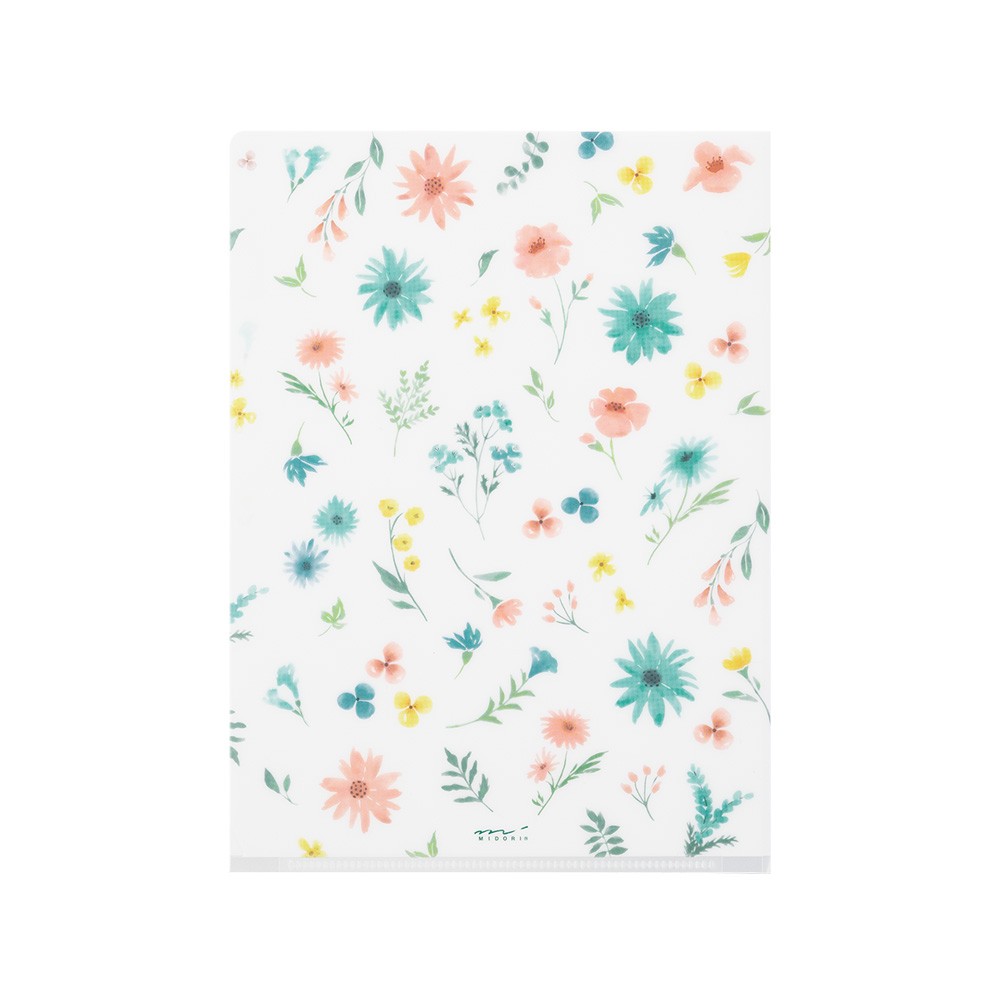 Folder Midori A5 | Kwiaty
