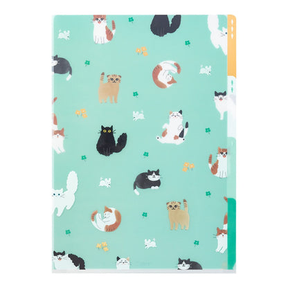 Midori A4 Folder | Cats