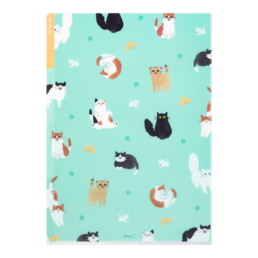 Midori A4 Folder | Cats