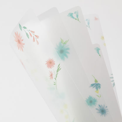 Folder Midori A4 | Kwiaty