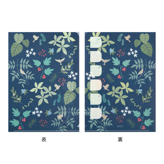Midori Index Clear Folder A4 | Plants